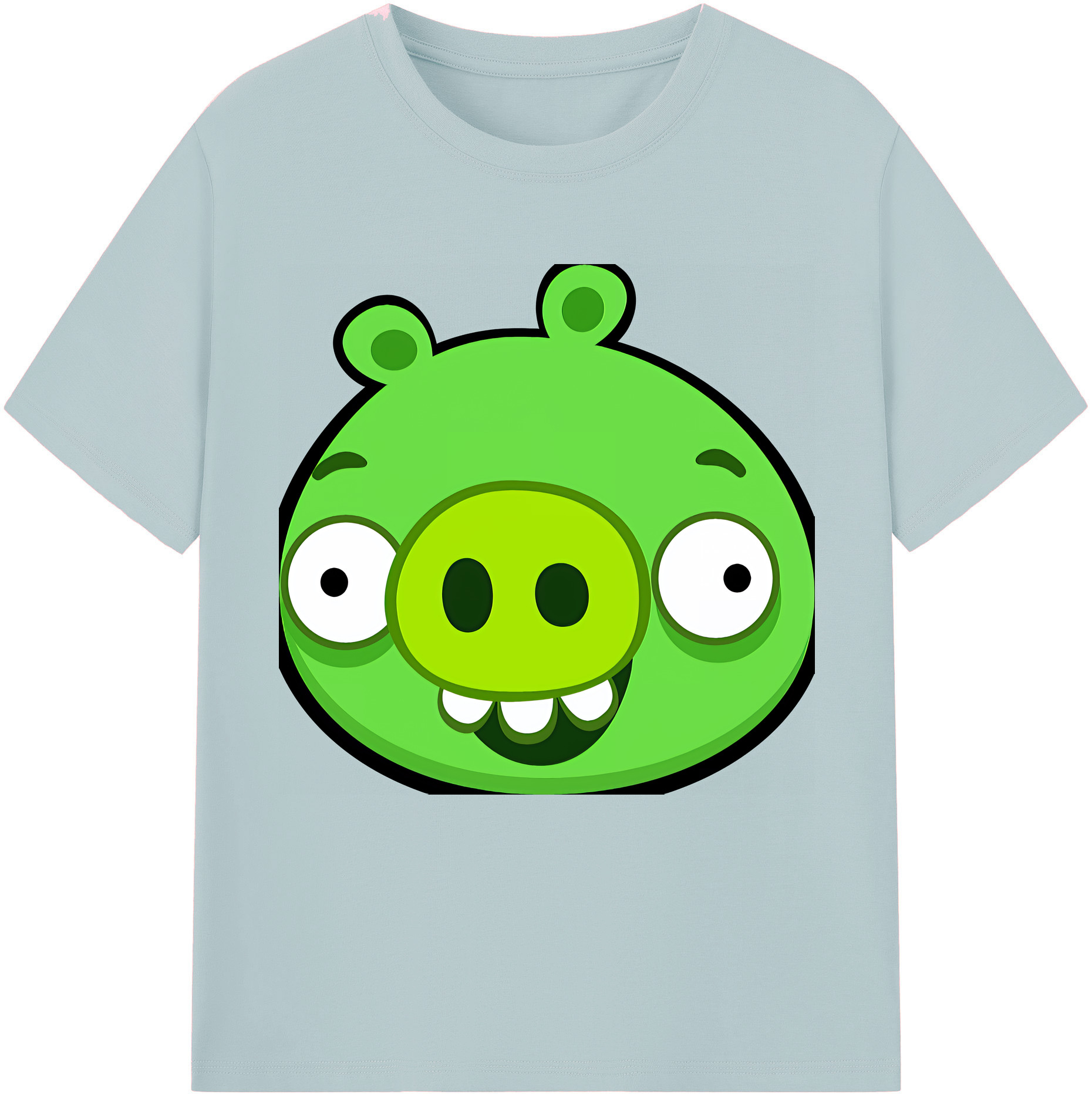 （画像用） Angry Birds アングリーバード 綿100％半袖Tシャツ（フロントプリント）